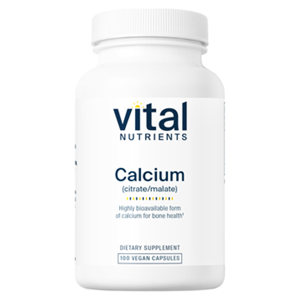 Calcium (citrate/malate) 150mg 100 vegcaps Vital Nutrients