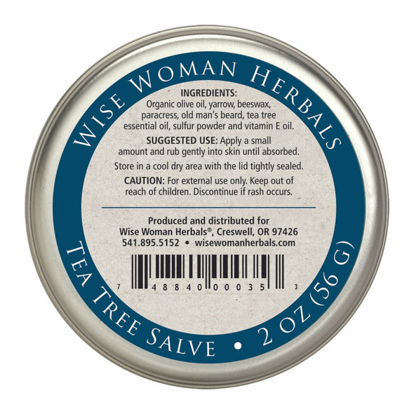 Tea Tree Salve by Wise Woman Herbals - 1 Ounce