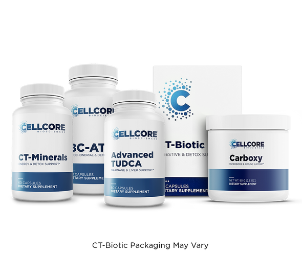 Advanced MYC Support Kit by CellCore Biosciences Detoxification Support, Gut Terrain Support*, Mitochondrial Support*