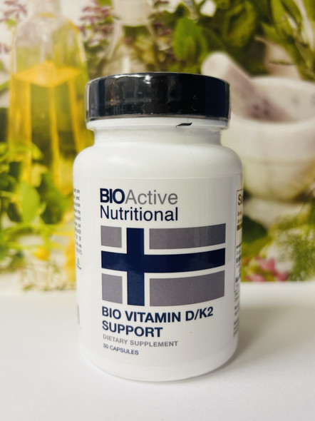 BIO VITAMIN D/K2 SUPPORT By Bio Active Nutritional BIO VITAMIN D/K2 SUPPORT By Bio Active Nutritional