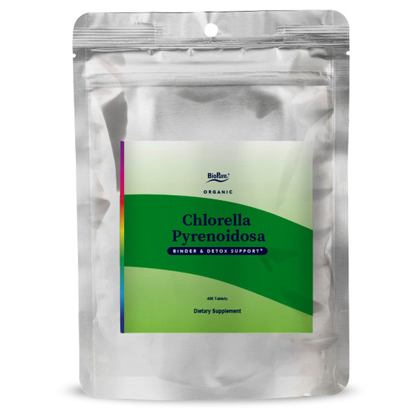 Chlorella Pyrenoidosa - 400 Tablets By BioPure Chlorella Pyrenoidosa - 400 Tablets By BioPure