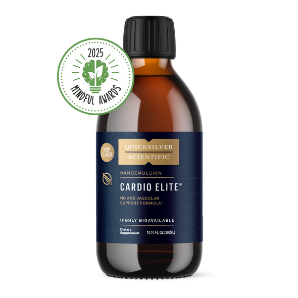 Cardio Elite® 300mL NET WT 10.14 FL OZ (300mL) By Quick Silver From Clinical Nutrition Centers Cardio Elite® 300mL NET WT 10.14 FL OZ (300mL) By Quick Silver From Clinical Nutrition Centers