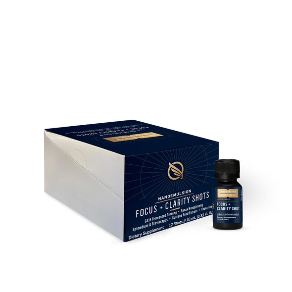 Focus + Clarity Shots By Quick Silver From Clinical Nutrition Centers Focus + Clarity Shots By Quick Silver From Clinical Nutrition Centers