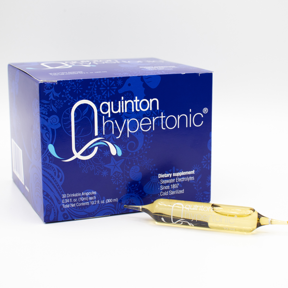 Quinton® Hypertonic Ampoules (30 Sachets) By Quick Silver From Clinical Nutrition Centers Quinton® Hypertonic Ampoules (30 Sachets) By Quick Silver From Clinical Nutrition Centers