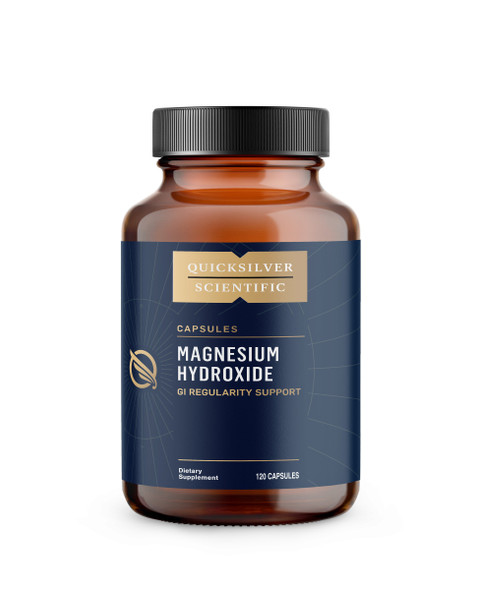 Magnesium Hydroxide 120 CAPSULES By Quick Silver From Clinical Nutrition Centers Magnesium Hydroxide 120 CAPSULES By Quick Silver From Clinical Nutrition Centers
