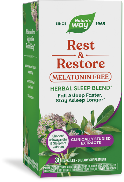 Rest and Restore - 30 capsules By Nature's Way