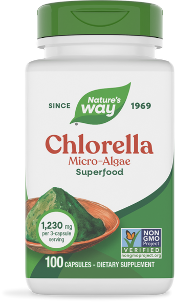 Chlorella - 100 capsules By Nature's Way