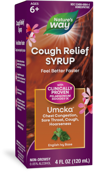 Umcka® Cough Relief Syrup - 4 fl oz (120 ml) / English Ivy By Nature's Way