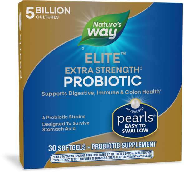 Pearls® Elite™ Extra Strength Probiotics - 30 softgels By Nature's Way