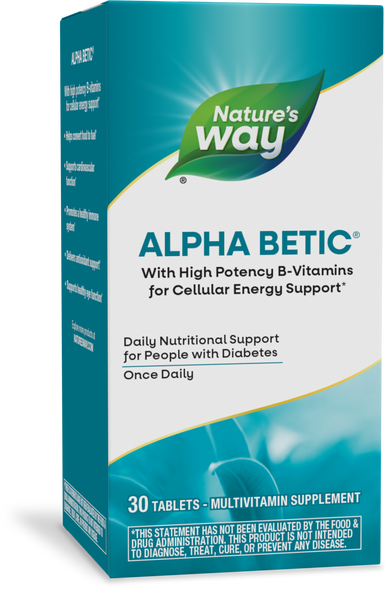 Alpha Betic® Multivitamin - 30 tablets By Nature's Way