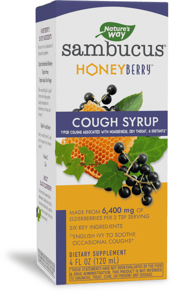Sambucus HoneyBerry Cough Syrup - 4 fl oz (120 ml) By Nature's Way