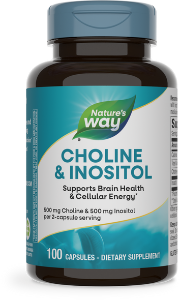Choline & Inositol - 100 capsules By Nature's Way