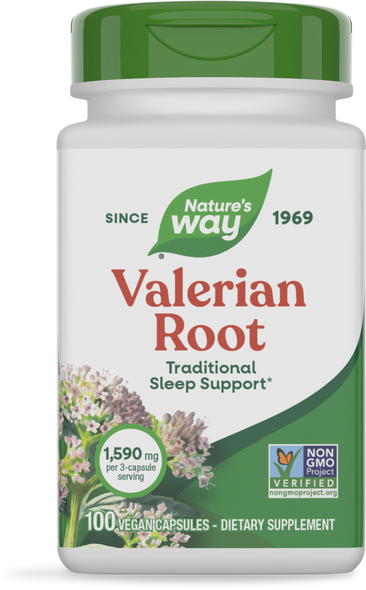 Valerian Root - 100 capsules By Nature's Way