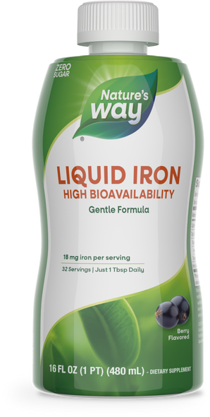 Liquid Iron - 16 fl oz (480 ml) / Berry By Nature's Way