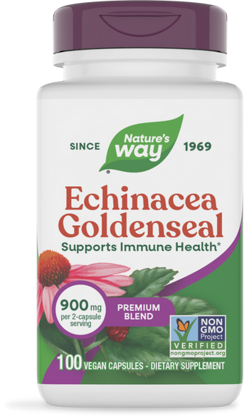 Echinacea Goldenseal Premium Blend - 100 capsules By Nature's Way