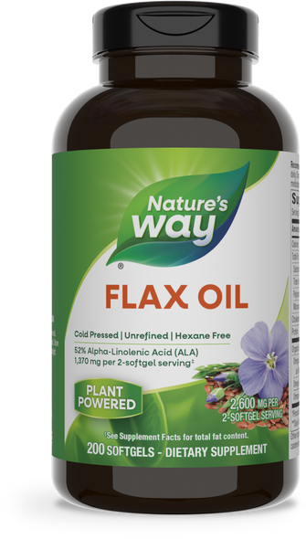 Flax Oil - 200 softgels By Nature's Way
