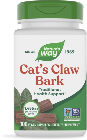 Cat's Claw Bark - 100 capsules By Nature's Way