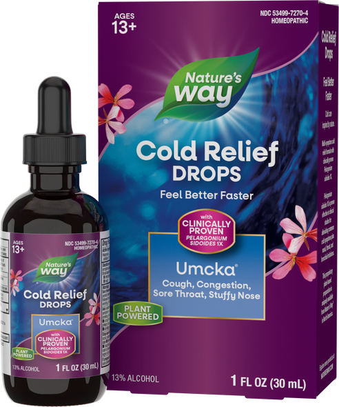 Umcka® Cold Relief Drops - 1 fl oz (30 ml) By Nature's Way