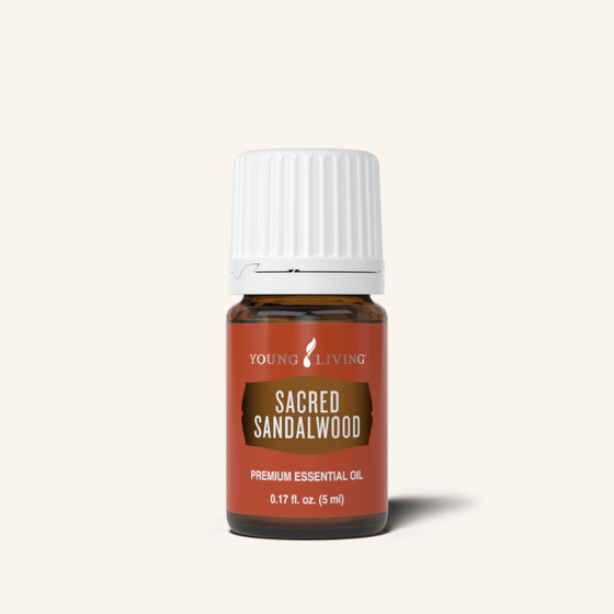 Sacred Sandalwood essential oil has a grounding, calming aroma that can be diffused or inhaled to enhance meditation with increased awareness. When applied topically, it may promote the appearance of youthful, glowing skin.