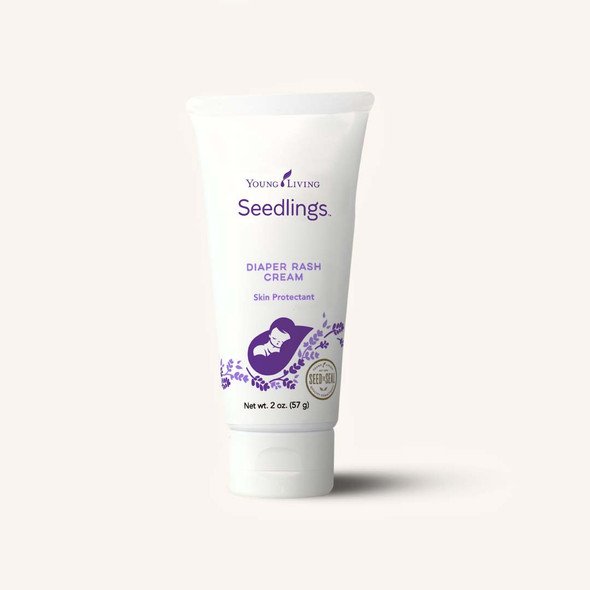 Young Living Seedlings® Diaper Rash Cream is a natural, over-the-counter skin protectant that helps relieve, treat, and prevent diaper rash while soothing on contact with 100 percent naturally derived ingredients.