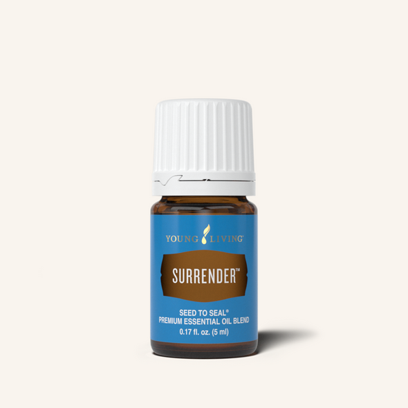 Surrender™ is a blend of Lavender, Black Spruce, Roman Chamomile, and other essential oils that provides aromas to help cast off inhibitions that may be controlling your life or limiting your potential.