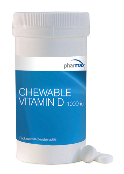 Chewable Vitamin D by Pharmax 1000 iu 90 Tablets Chewable Vitamin D by Pharmax 1000 iu 90 Tablets