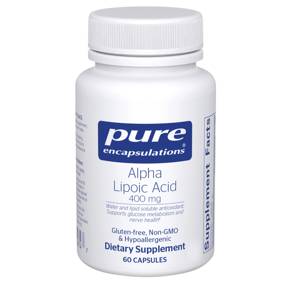 Alpha Lipoic Acid 400 mg 60 capsules by Pure Encapsulations