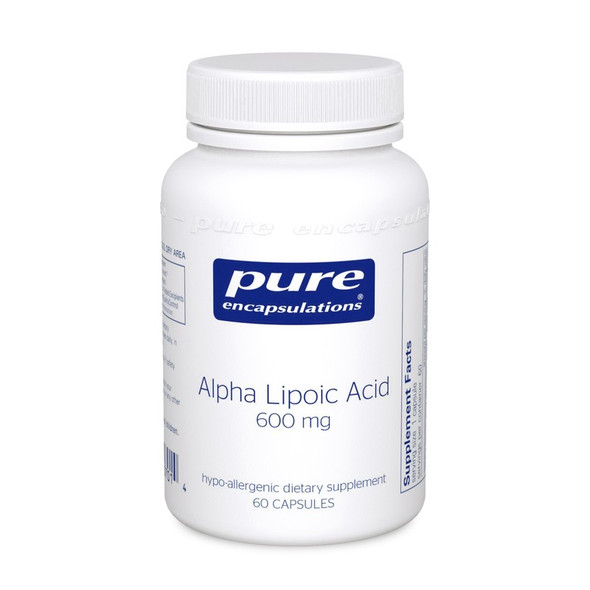 Alpha Lipoic Acid 600 mg 60 capsules by Pure Encapsulations Alpha Lipoic Acid 600 mg 60 capsules by Pure Encapsulations