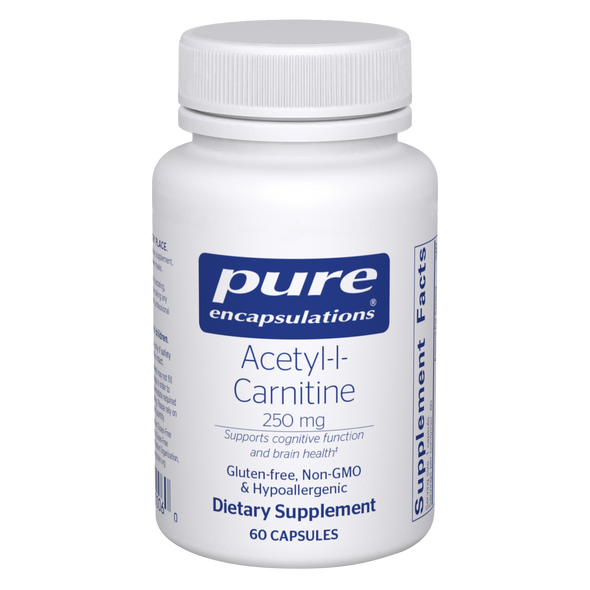 AcetyL-L-Carnitine 500 mg 60 capsules by Pure Encapsulations