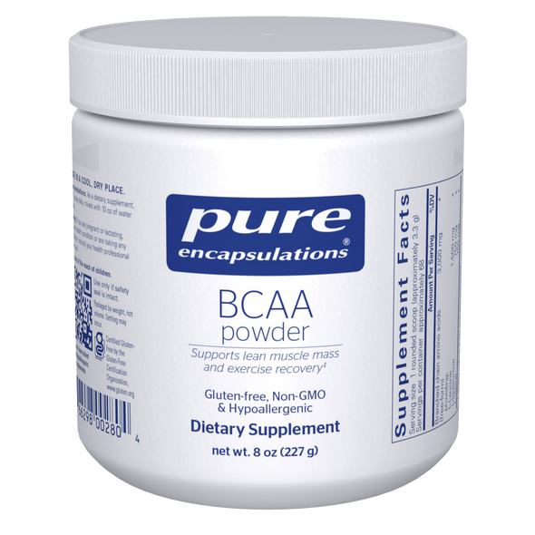 BCAA Powder 8 oz (227 g) by Pure Encapsulations