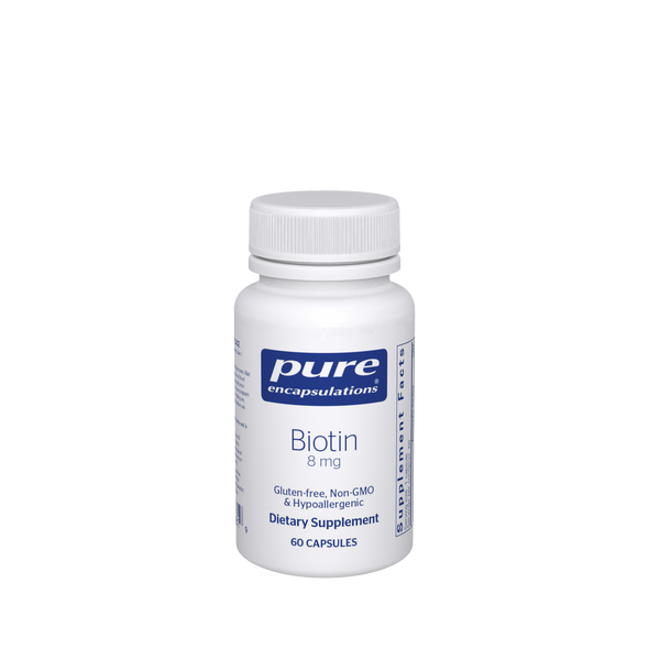 Biotin 8 mg 120 capsules by Pure Encapsulations