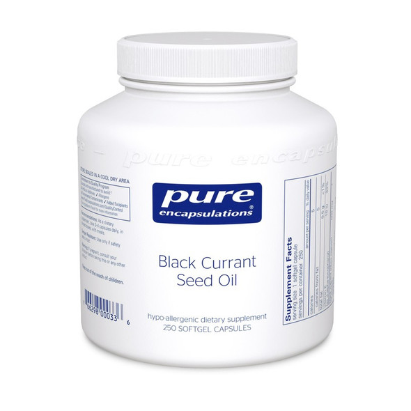 Black Currant Seed 250 capsules by Pure Encapsulations