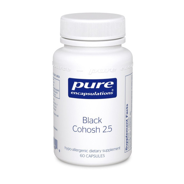 Black Cohosh 2.5 - 120 capsules by Pure Encapsulations