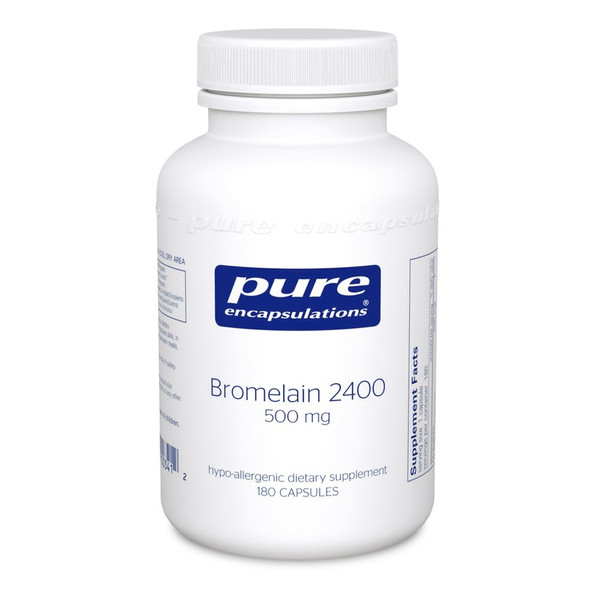 Bromelain 2400 500 mg 180 capsules by Pure Encapsulations