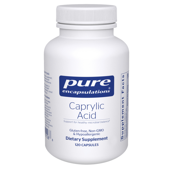 Caprylic Acid 120 capsules by Pure Encapsulations