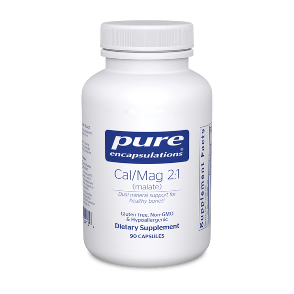 Calcium Magnesium (malate) 2:1 - 180 capsules by Pure Encapsulations