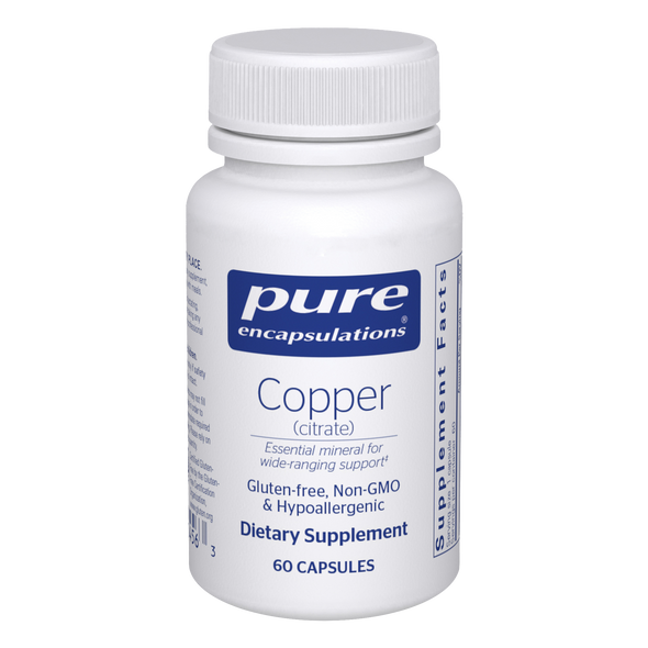 Copper (citrate) 60 capsules by Pure Encapsulations