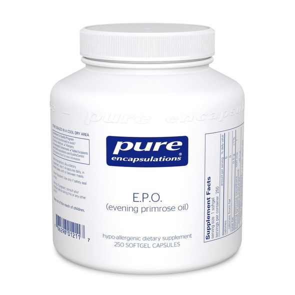 E.P.O. 500 mg 250's softgel - 250 capsules by Pure Encapsulations