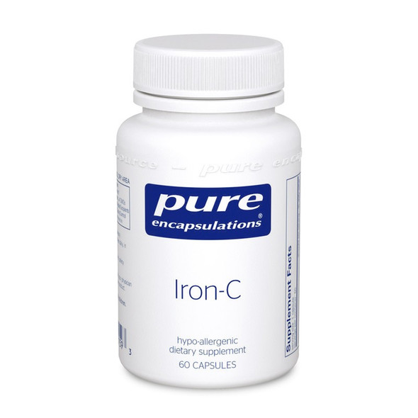 Iron-C 60 capsules by Pure Encapsulations