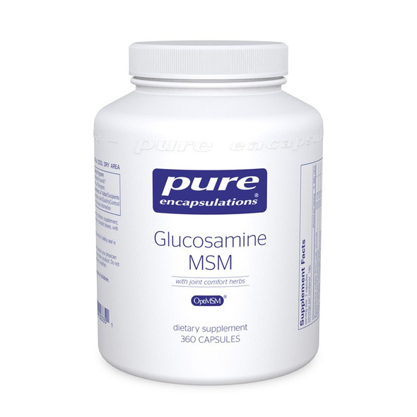 Glucosamine/MSM with joint comfort herbs 60's - 60 capsules by Pure Encapsulations