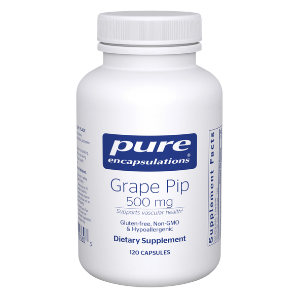 Grape Pip 500 mg 120 capsules by Pure Encapsulations