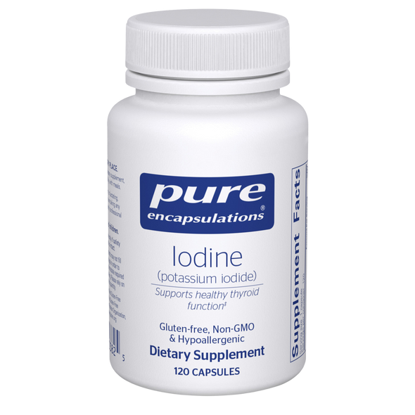 Iodine (potassium iodide) 120 capsules by Pure Encapsulations