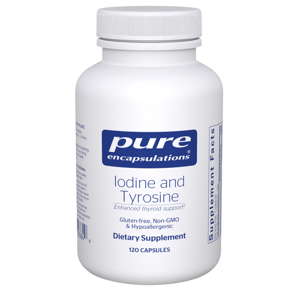 Iodine and Tyrosine 120 capsules by Pure Encapsulations