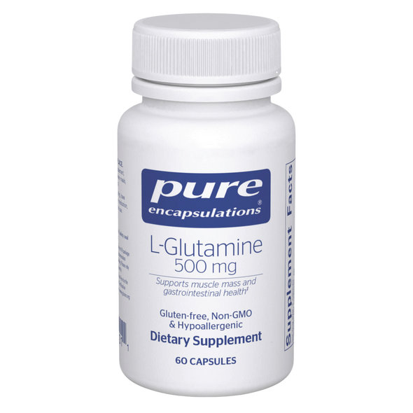 L-Glutamine 500 mg 90 capsules by Pure Encapsulations