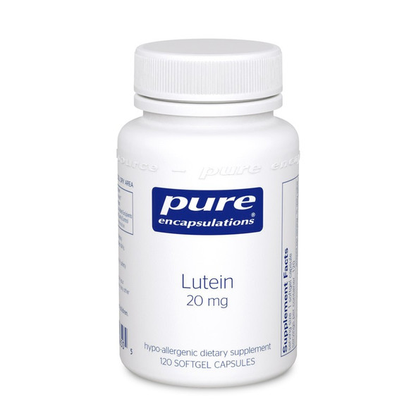 Lutein 20 mg 120 capsules by Pure Encapsulations