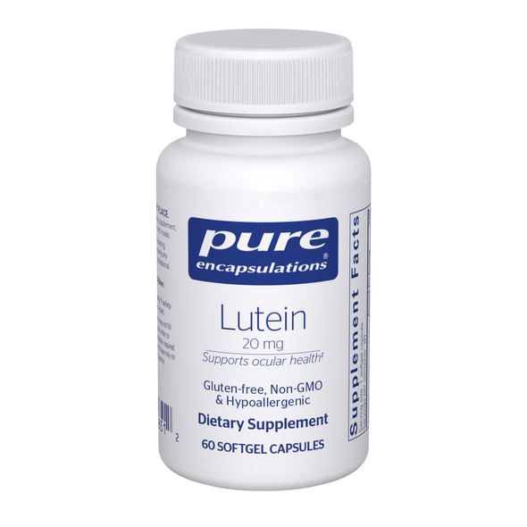Lutein 20 mg 60 capsules by Pure Encapsulations