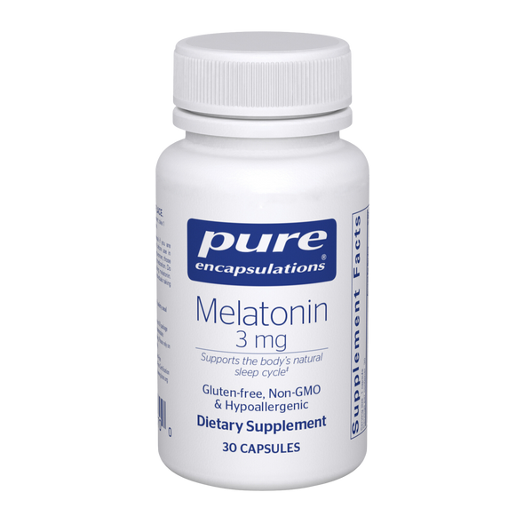 Melatonin 3 mg 180 capsules by Pure Encapsulations