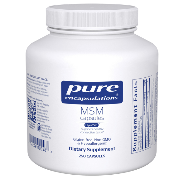 MSM capsules 360 capsules by Pure Encapsulations