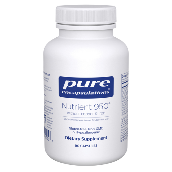 Nutrient 950® without Copper & Iron 180 capsules by Pure Encapsulations