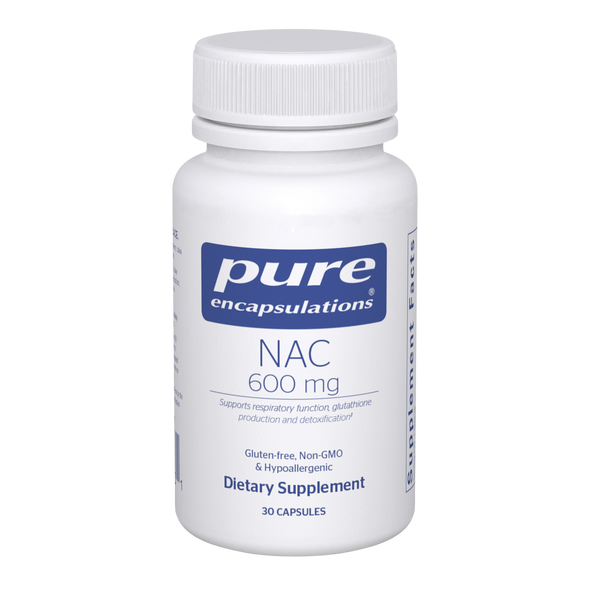 NAC (N-AcetyL-L-Cysteine) 600 mg 180 capsules by Pure Encapsulations